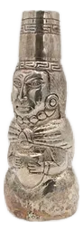 Inca Shaker in Silver with Cup