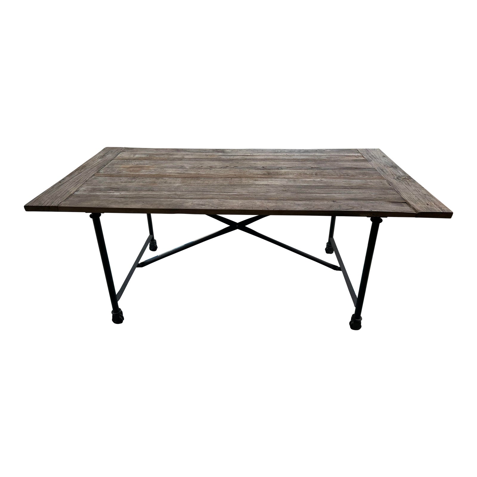 Restoration Hardware Flatiron Dining Table Chairish