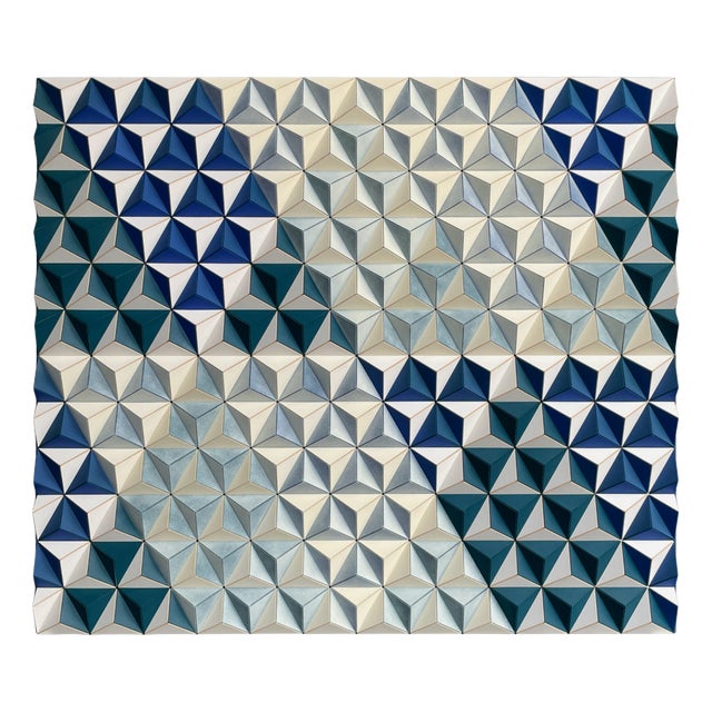 Sebastian Welzel, Fis-6 Topographie, Laminated Cardboard, Limited Edition 5 of 20 For Sale