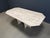 1970s Vintage Italian Travertine and Brass Dining Table, 1970s For Sale - Image 5 of 14