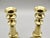 English Antique English Brass Candlesticks, a Pair For Sale - Image 3 of 7