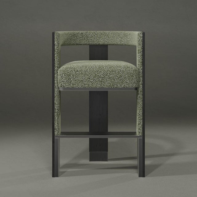 Brooklyn Bar Chair by Porus Studio, in New conditions. Designed from 2000 Signed by Maker