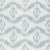Sample - Schumacher Madaket Ikat Fabric in Sky For Sale