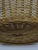 Vintage Hand Woven Fruit Flower Wicker Basket For Sale - Image 10 of 13