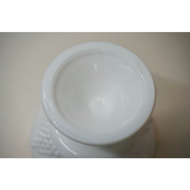 Glass Mid-Century Milk Glass "Harvest Grape" Console Set - 3 Pieces For Sale - Image 7 of 11