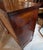 American Antique Circa 1845 American Classical Bookmatched Crotch Black Walnut Chest of Drawers With Turned Bun Feet For Sale - Image 3 of 16