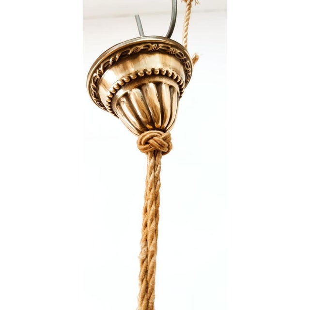 Murano Glass Suspension with Silk Rope Cables For Sale - Image 11 of 18
