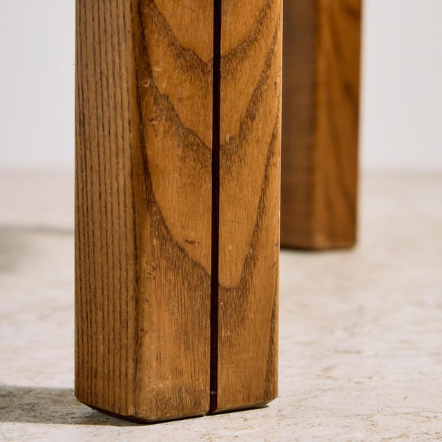 Vintage Oak Coffee Table, 1980s For Sale - Image 4 of 15