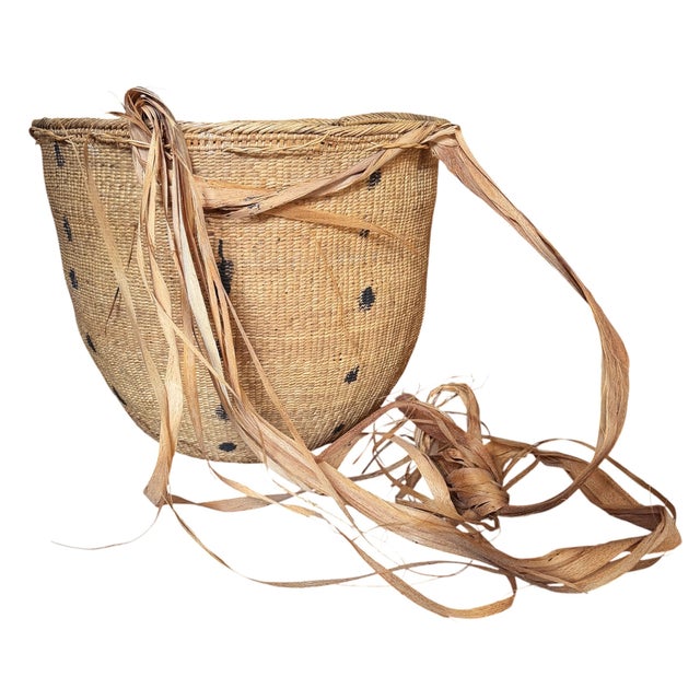 Yanomami Gathering Basket With Head Strap For Sale - Image 4 of 12