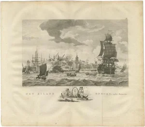 Ships Near Onrust Island Near Jakarta, 1779, Paper