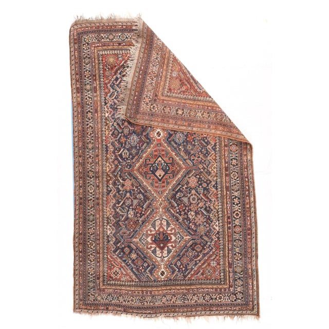 Probably from the Rahimlu Qashghai suibtribe as indicated by the bracket and rosette main border, this SW Persian long...