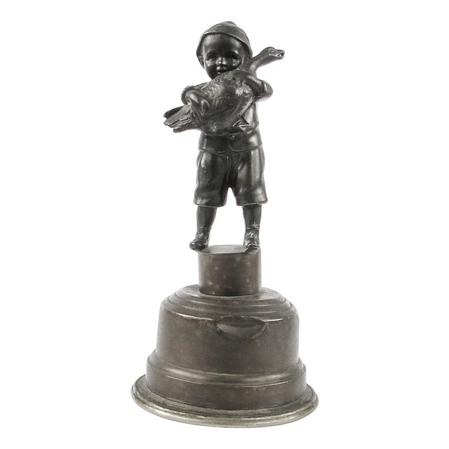 Art Deco Figurative Lighter, Poland, 1930s For Sale