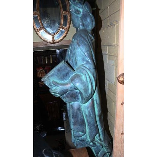 Bronze Statue of Liberty, 1930s For Sale - Image 10 of 14