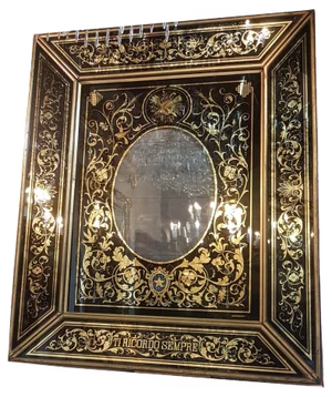 Napoleon III Glass Frame by Bucelli & Figli Ferrara