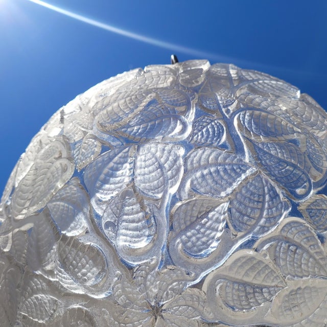 Art Nouveau Charmes Glass Pendant Light by René Lalique for Lalique For Sale - Image 11 of 17