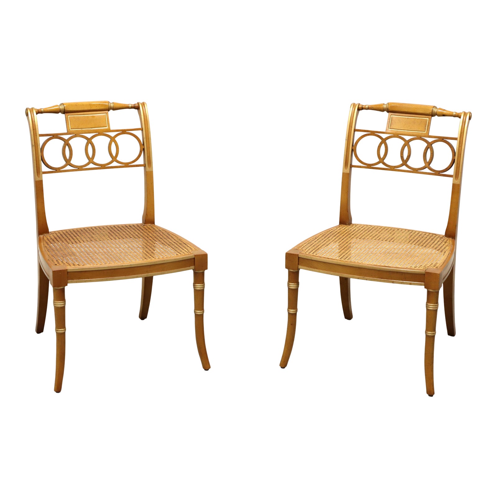 Baker Historic Charleston Governor Alston Regency Dining Side Chairs