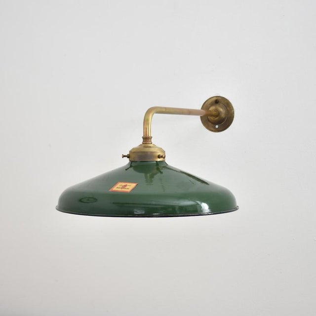 Benjamin Brass Wall Light, 1940s For Sale - Image 4 of 8