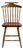 Vintage Windsor Valet Side Chair, Faux Bamboo Spindles, Turned Legs, Circa 1960s For Sale