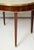 Sienna Antique French Mahogany Oval Marble-Top Bouillote Table on Tapered Legs For Sale - Image 8 of 12