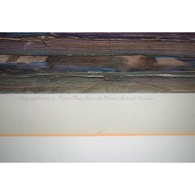 Wood "The Belvoir Hunt Horses Exercising, a December Morning" 1922 Frost & Reed Chromolithograph by Alfred Munnings (Signed) For Sale - Image 7 of 8