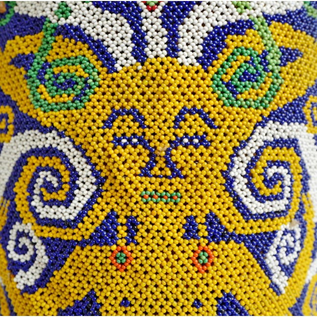 Tribal Antique Bahau Dayak Borneo Beaded Artifact For Sale - Image 3 of 6