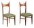 Italian Side Chairs in Exotic Wood, 1950s, Set of 2 For Sale