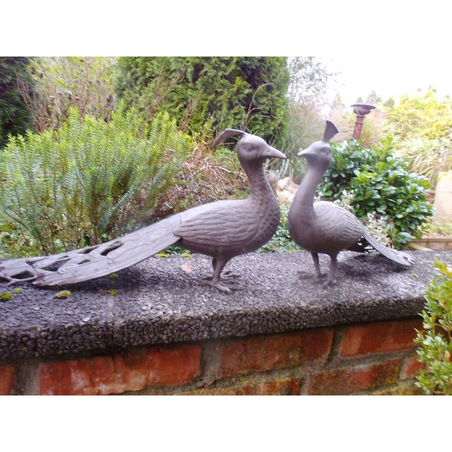 Metal Art Nouveau Bronze Figurine, Set of 2 For Sale - Image 7 of 18