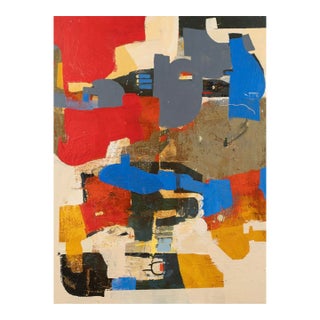 Assemblage in Motion – 30x40 Mixed Media Abstract by Donna Weathers For Sale