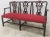 Wood Chippendale Style Carved Mahogany Settee For Sale - Image 7 of 7