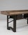 20th Century French Industrial Cast Iron Work Table with Wooden Top For Sale - Image 11 of 12