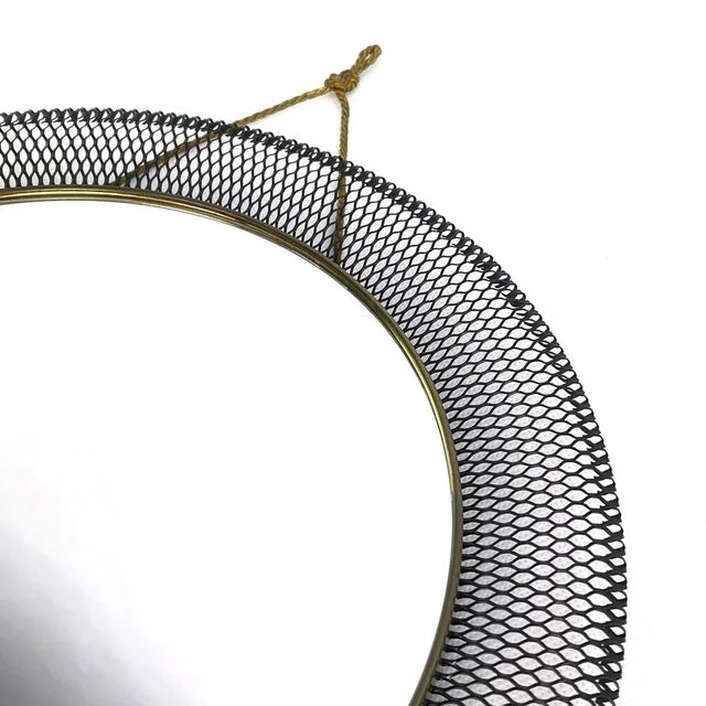 Mid-Century Wall Mirror, 1950s For Sale - Image 4 of 6