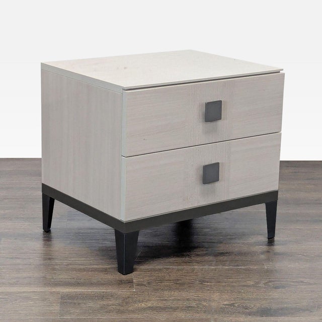 An Italian design, the Mont Blanc Nightstand provides a contemporary style and generous storage space. It features a pale...