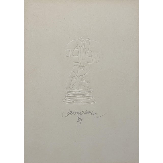 Miguel Ortiz Berrocal, Torso, 1984, Etching, Framed For Sale - Image 3 of 9