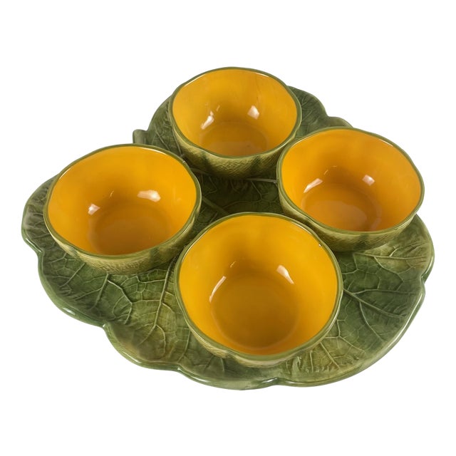 Melon Service in Earthenware for 4 People, 20th Century, 1970s For Sale