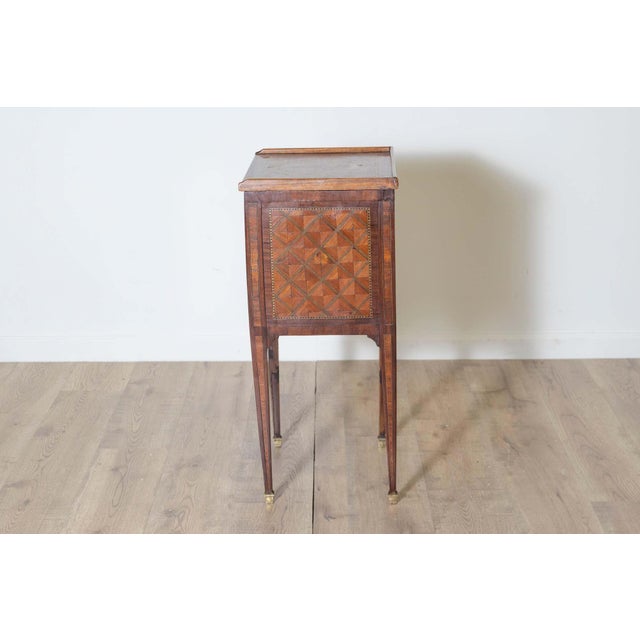 Wood 19th Century French Nightstand Circa 1800 For Sale - Image 7 of 8
