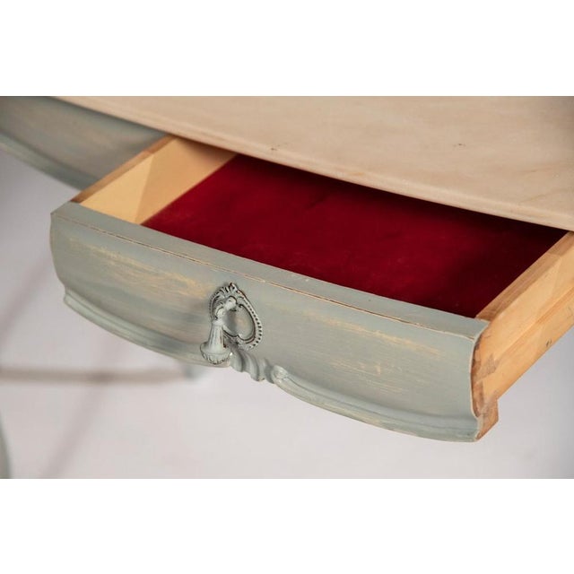 Vintage Dressing Table with Distressed Finish, 1970s, Set of 4 For Sale - Image 13 of 18