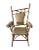 Antique Asymmetrical Bamboo Chair For Sale