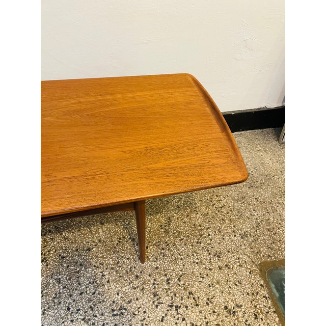 Model FD 503 Teak Coffee Table by Tove & Edvard Kindt-Larsen for France & Søn, 1960s For Sale - Image 9 of 11