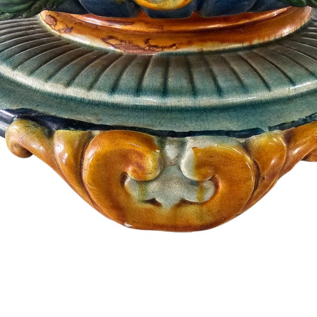 Wedgwood Reproduction Centerpiece Bowl W/ Cherubs For Sale - Image 9 of 10