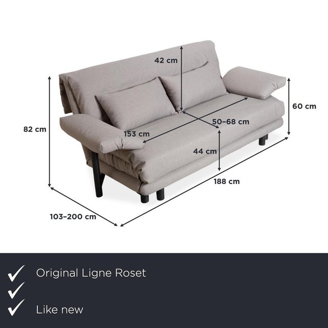 Here you get the absolute classic sleeper sofa from Ligne Roset in a particularly high-quality version. The "Multy" is...