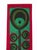 Mid-century screen-printed wall hanging. Signed by the german artist Traute Sänger Unused, very rare find in this...