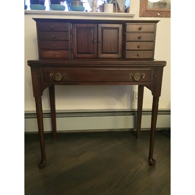 Pennsylvania House Cherrywood Ladies Writing Desk & Chair Set Chairish