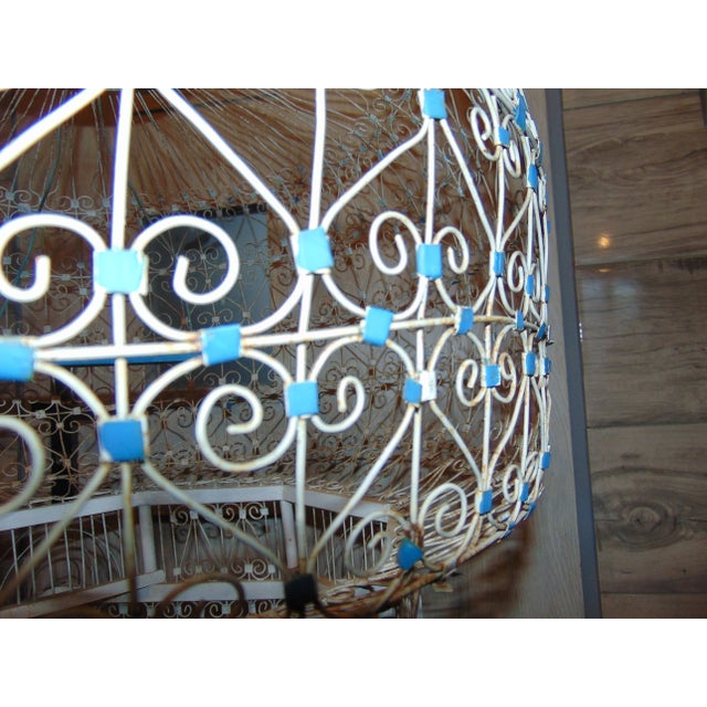 Large Antique Canary Bird Cage For Sale - Image 9 of 12