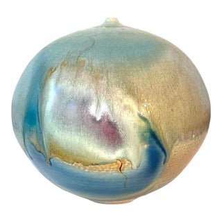 Vintage Studio Pottery Moon Pot For Sale