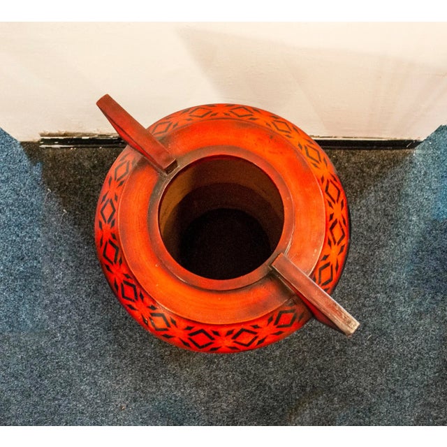 Art Deco Italian Vase Attributed to Lenci Ceramiche, 1930s For Sale - Image 6 of 7