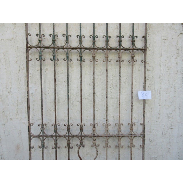 Antique Victorian Iron Gate For Sale - Image 4 of 7