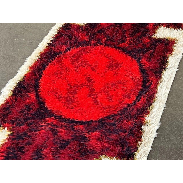 Danish Space Age Runner Rug by Hojer Export, 1960s For Sale - Image 12 of 18