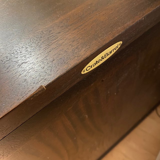 Crate & Barrel Cabria Sideboard Buffet Server Credenza Cabinet For Sale - Image 10 of 11