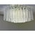 Contemporary Clear Strips Listelli Murano Glass Burnish Flush Mount by Simoeng for Simoeng For Sale - Image 3 of 6