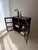 Mid-Century Display Cabinet in Dark Wood and Glass For Sale - Image 9 of 12